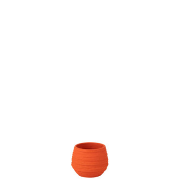 Cache-pot Fiesta Ceramique Orange S