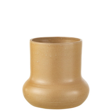 Cache-pot Organique Ceramique Beige L