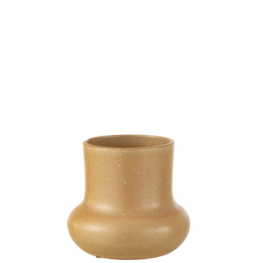 Cache-pot Organique Ceramique Beige M