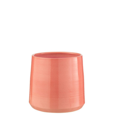 Cache-pot Rond Ceramique Rose L