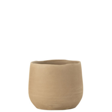 Cache-pot Uni Ceramique Beige M