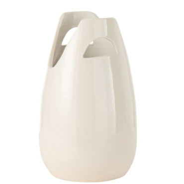 Vase Anse Ceramique Blanc L