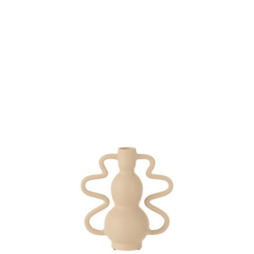 Vase Marie Aluminium Beige