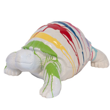 Tortue Trash Blanc L73