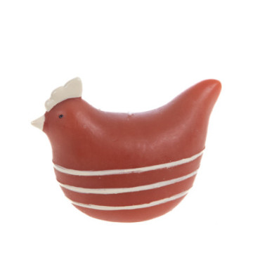 Bougie Poule Terra H10.5Cm