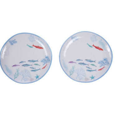 Assiettes Melamine Isao x2