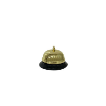 Cloche de service de bureau noire 8.3 cm