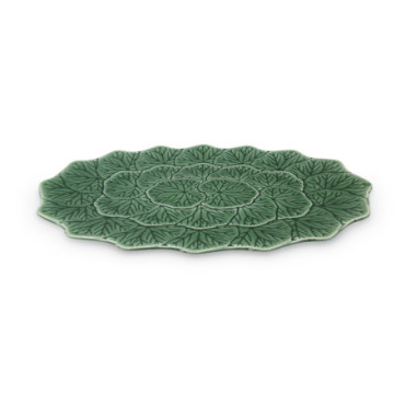 Plat flora ovale L33 P22,8 H2,8cm