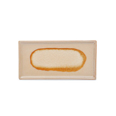 Plateau rectangle Niel beige 20x10cm