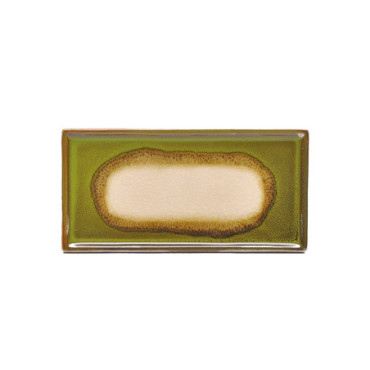 Plateau rectangle Niel vert 20x10cm