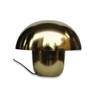 Lampe champi doré Grand D39 H34cm