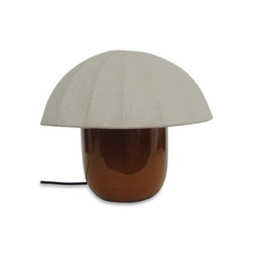 Lampe champi marron Grand D39 H34cm