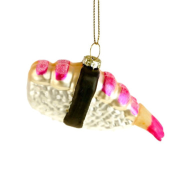 Pendentif en verre Sushi multicolore