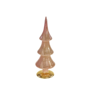 Sapin de verre rose