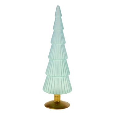 Sapin de verre turquoise