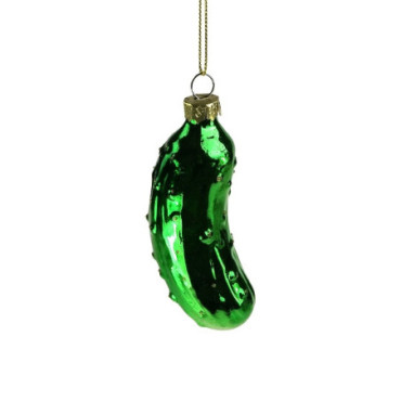 Pendentif en verre Concombre