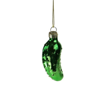 Pendentif en verre Concombre