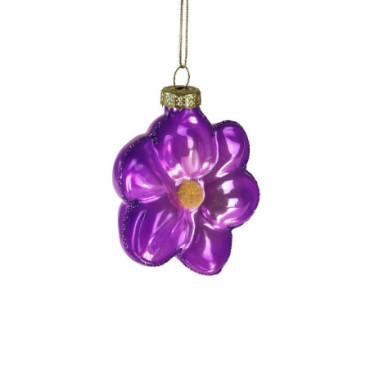 Pendentif en verre Pearly Flower