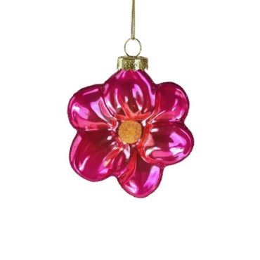 Pendentif en verre Pearly Flower