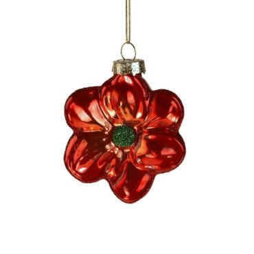 Pendentif en verre Pearly Flower