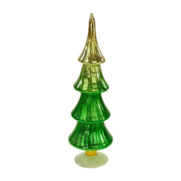 Sapin de verre vert clair vert foncé