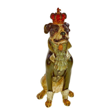 Figurine Chien impérial multicolore