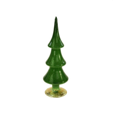 Sapin de verre vert