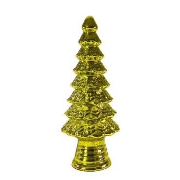 Sapin de verre vert brillant