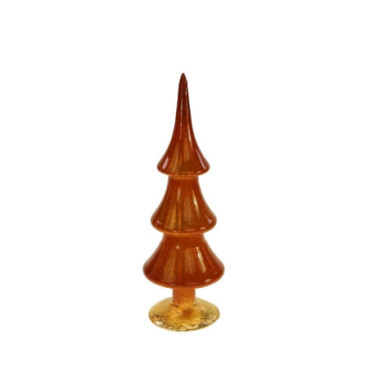 Sapin de verre orange