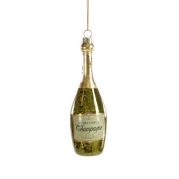 Pendentif en verre Champagne vert