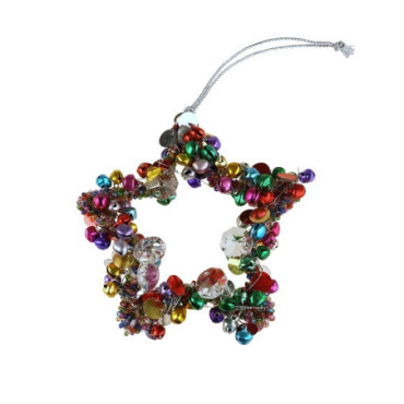 Pendentif étoiles multicolore