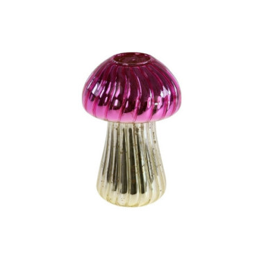 Vase champignon rose