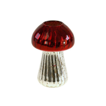 Vase champignon rouge