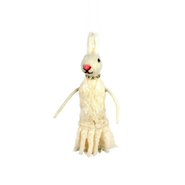 Pendentif Mariée Lapin