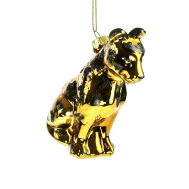 Pendentif en verre Léopard