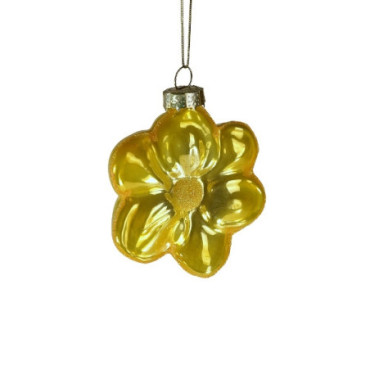 Pendentif en verre Pearly Flower