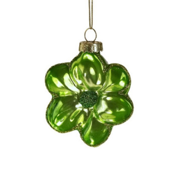 Pendentif en verre Pearly Flower