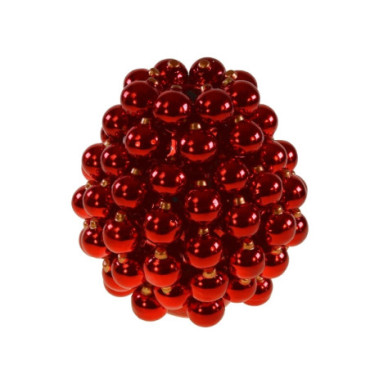 Vase Boule rouge