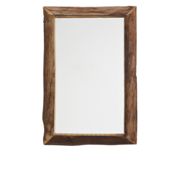 Miroir avec cadre en bois