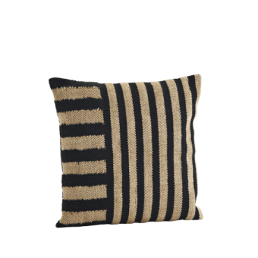 Housse de coussin en jute