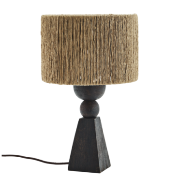 Lampe de table en bois