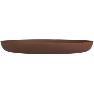 Plateau petit marron antique