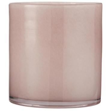 Pot de fleur Venecia en verre rose uni