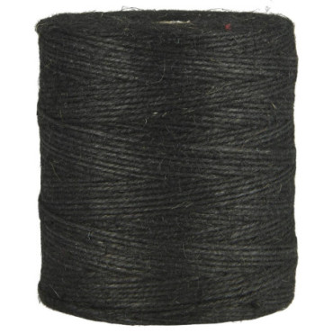 Ficelle de jute noire 400 m