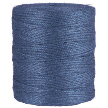 Ficelle de jute bleu foncé 400 m