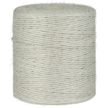 Ficelle de jute gris clair 400 m