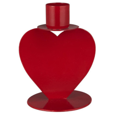 Bougeoir coeur pour bougie 2.2cm sur socle