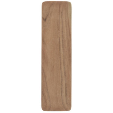 Plateau de service oblong en bois d'acacia