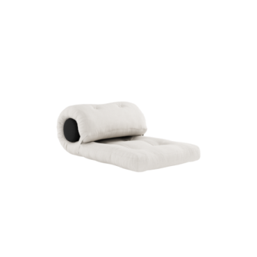 Matelas Wrap Naturel 1 Coussin Gris Foncé