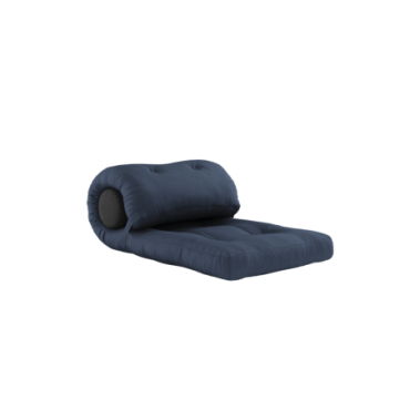 Matelas Wrap Navy 1 Coussin Gris Foncé